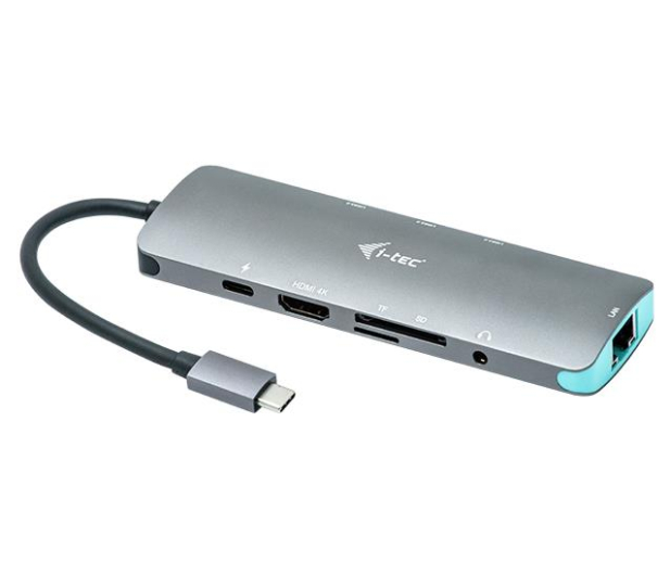 I-TEC USB-C Metal Nano Dock 1x HDMI 4K LAN Audio PD 100W - 503277 - zdjęcie 2
